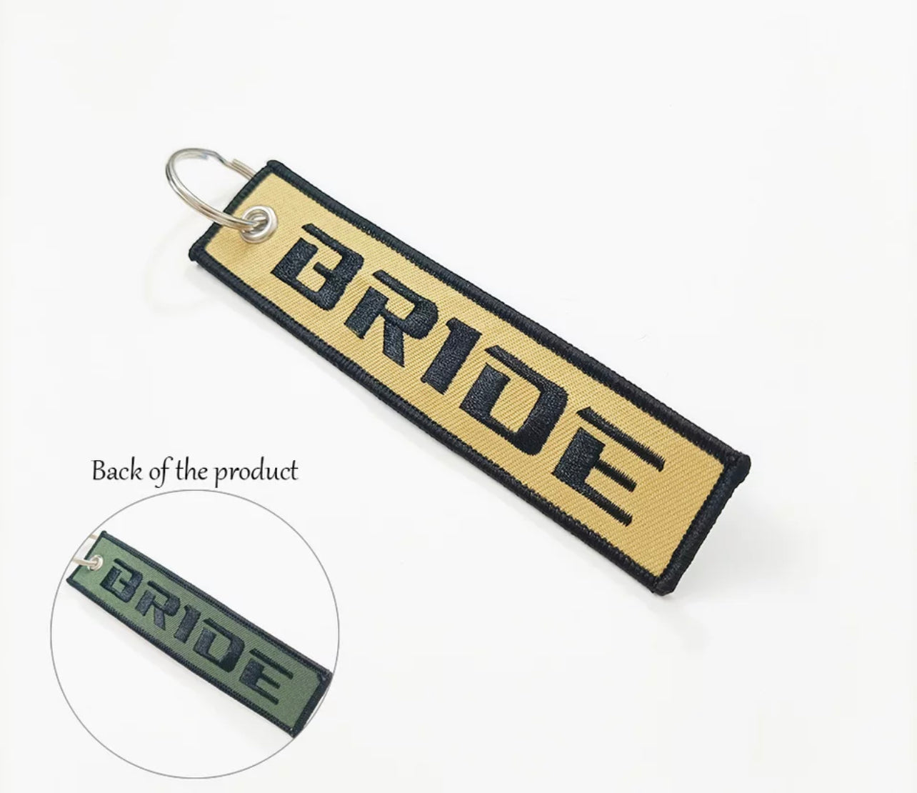 Bride Car Keyring Jet tag