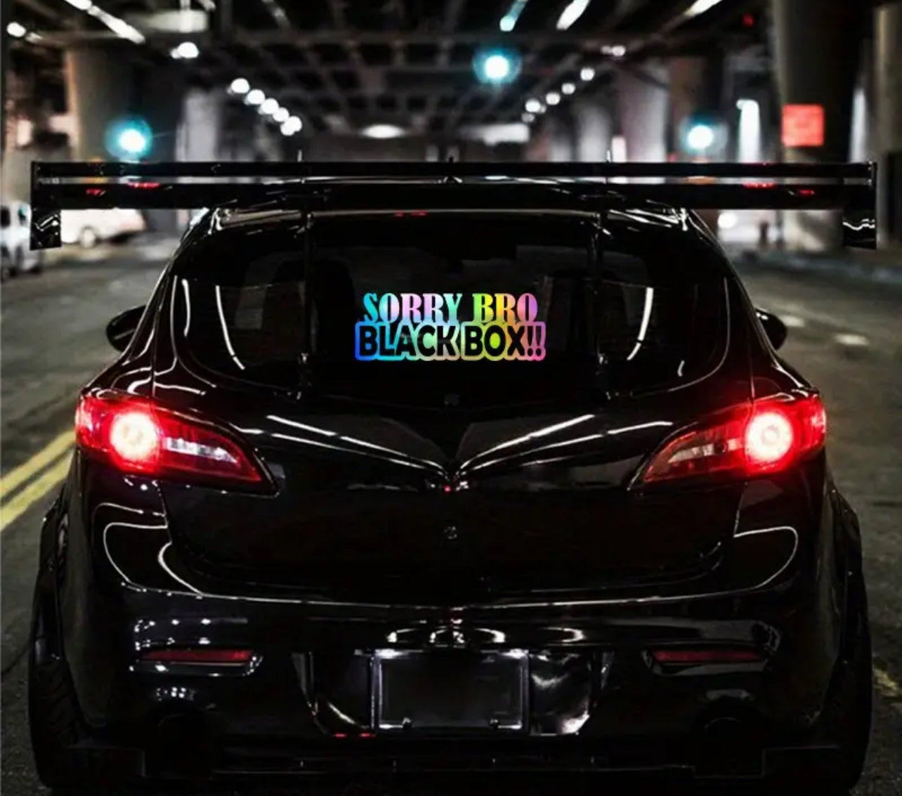 Sorry Bro Blackbox Vinyl Sticker (All Colours & Sizes)