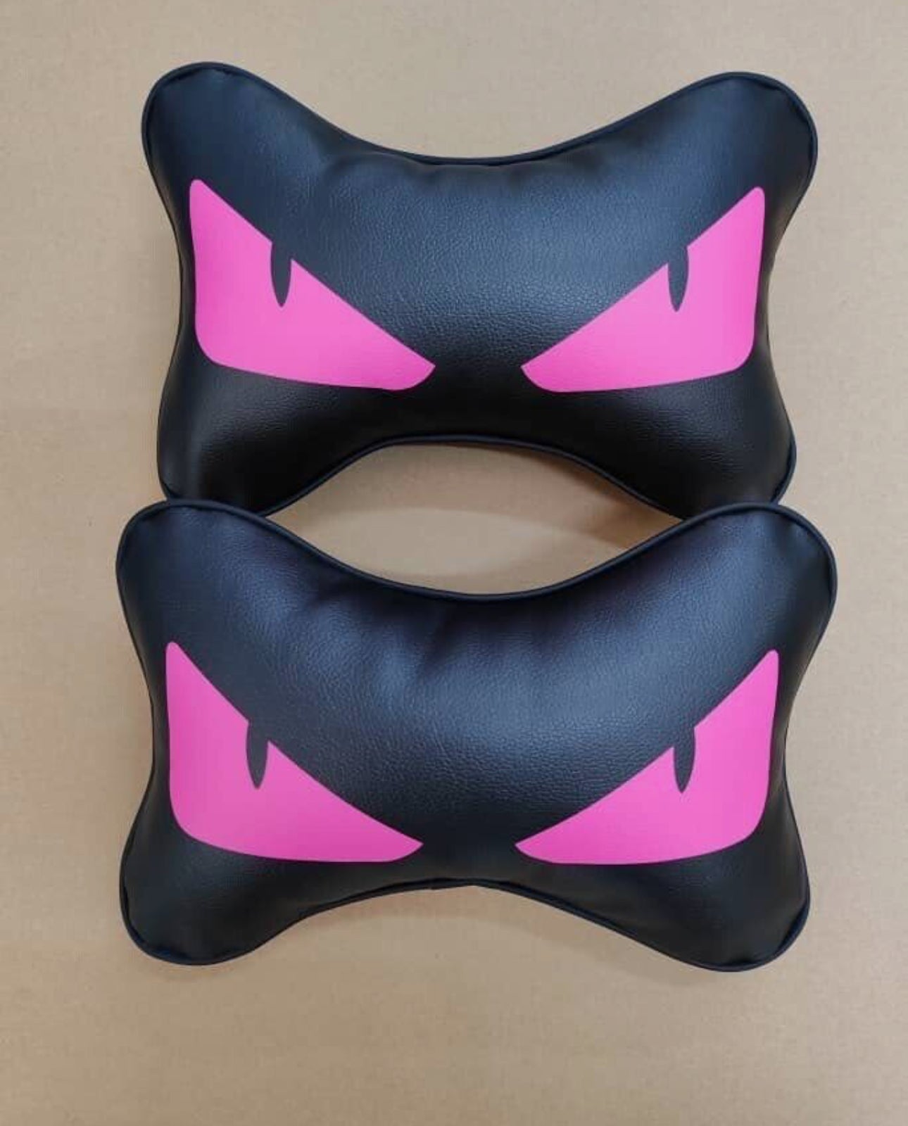 Fendi Style Headrest Car Pillows x2