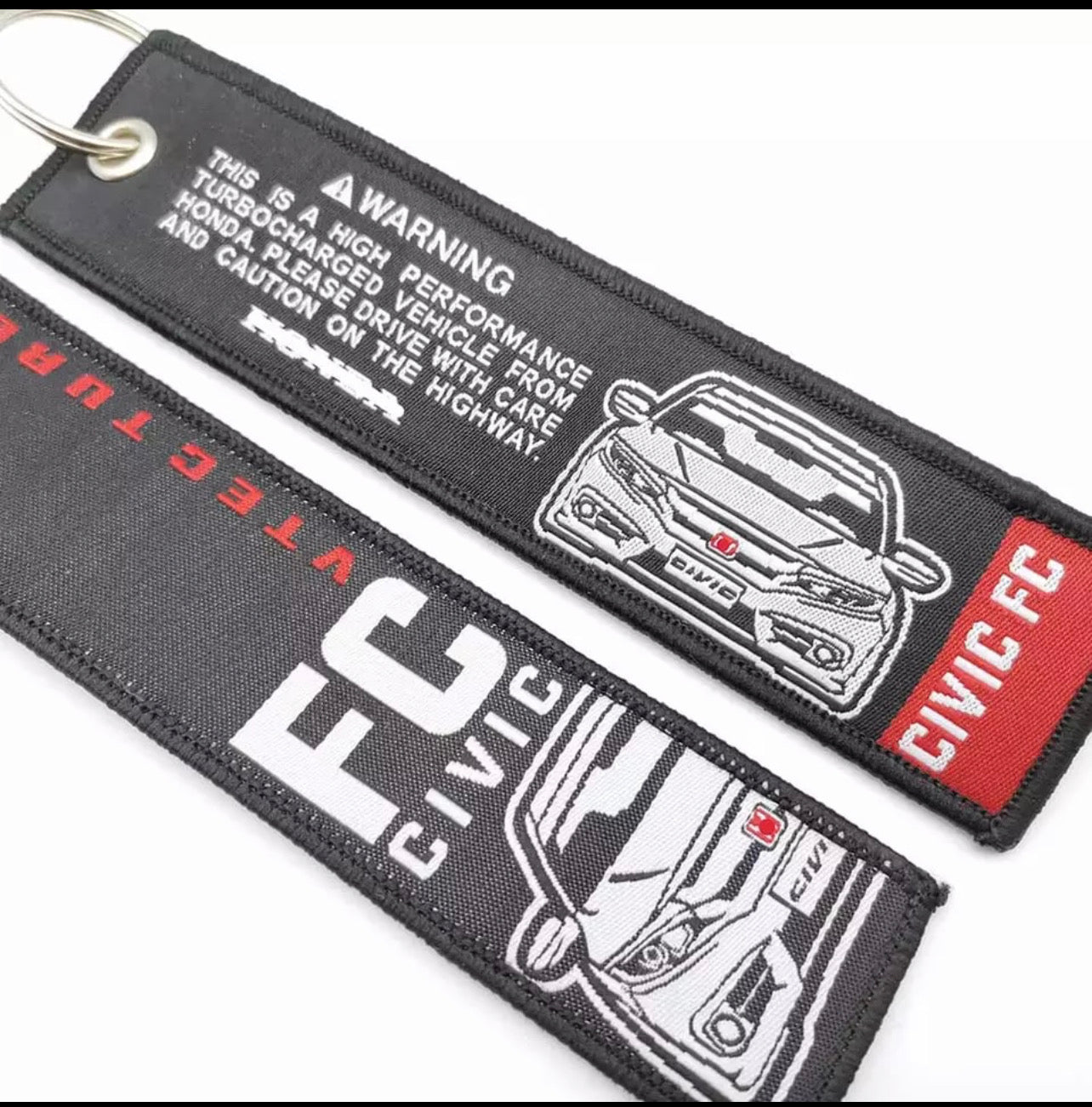 FC Honda Civic Car Keyring Jet tag
