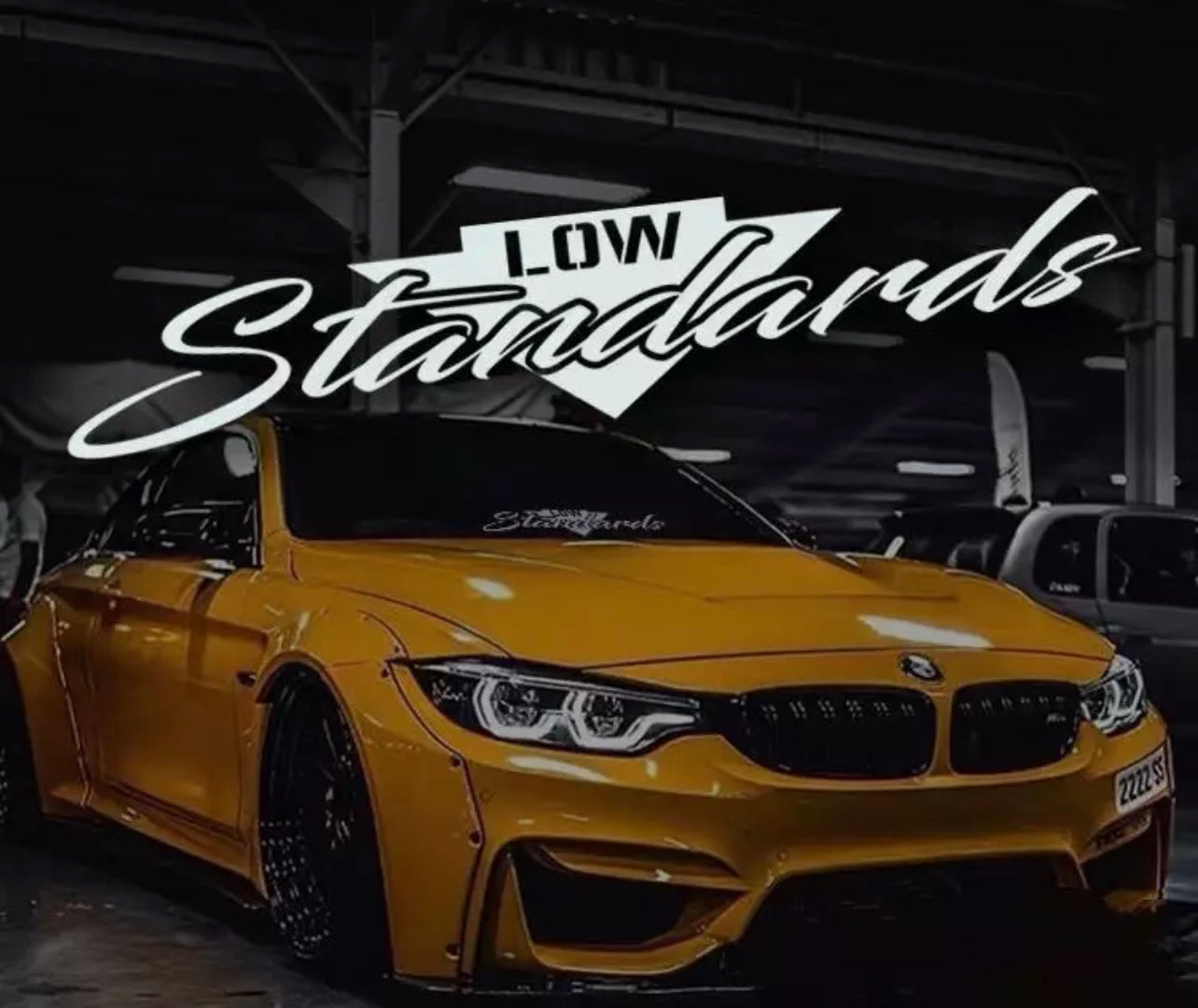 Low Standard Car Vinyl Sticker (All Colours & Sizes)
