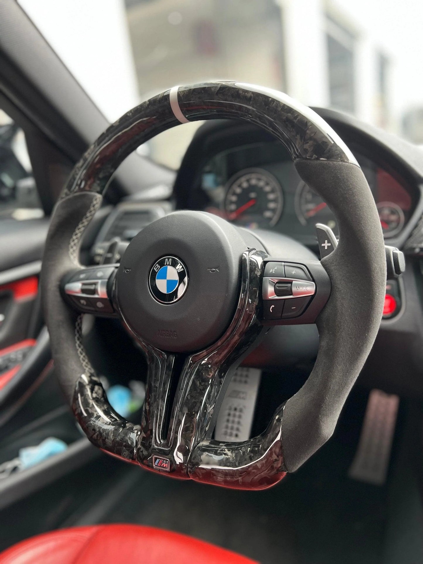 BMW f80 LED Carbon Steering Wheel