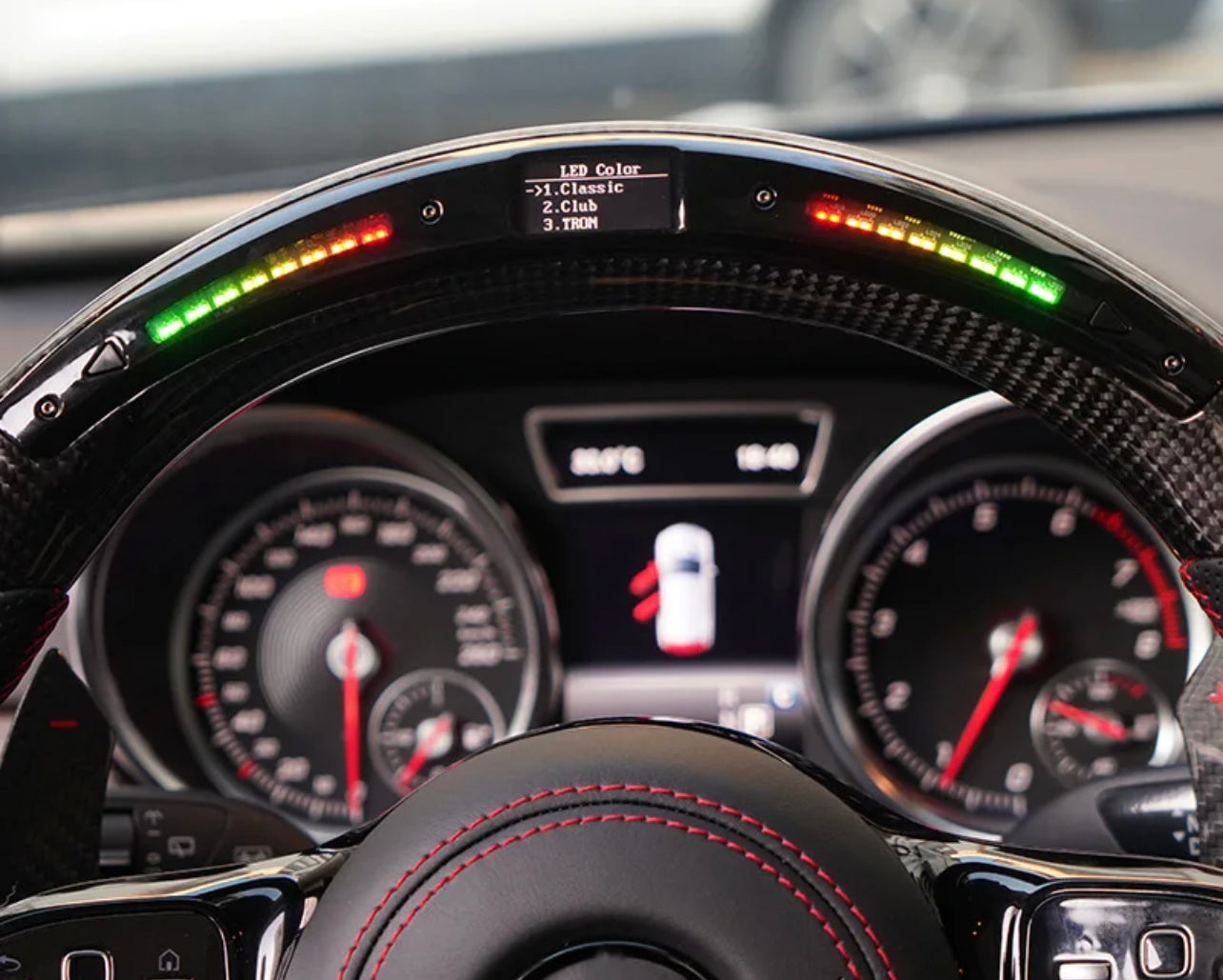 Mercedes Facelift LED Steering Wheel C63 E63 A45 A45s A35
