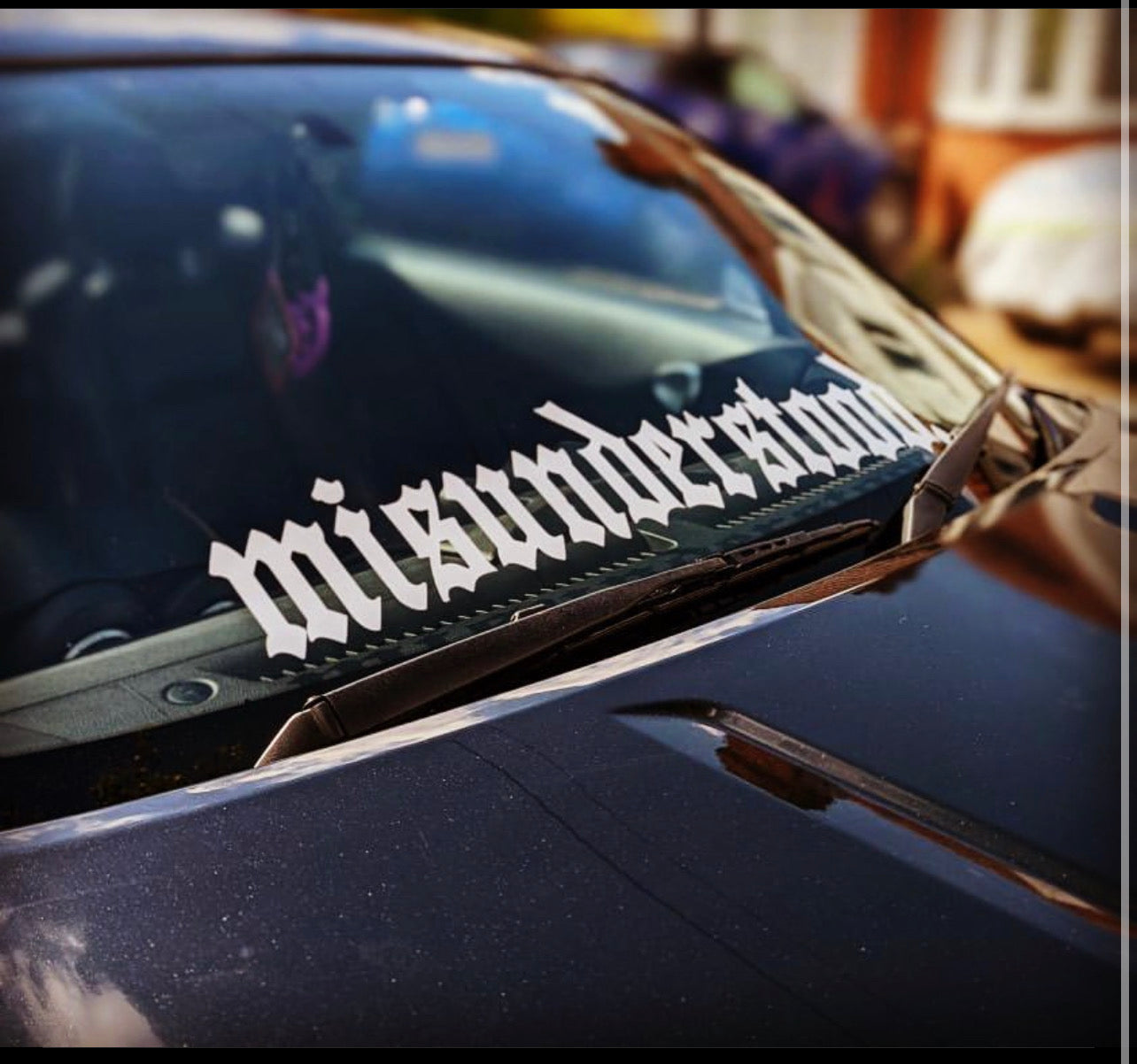 Misunderstood Vinyl Car Sticker (All Colours & Sizes)