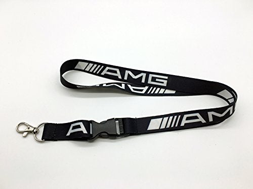 Mercedes AMG Style Lanyard (White & Black)