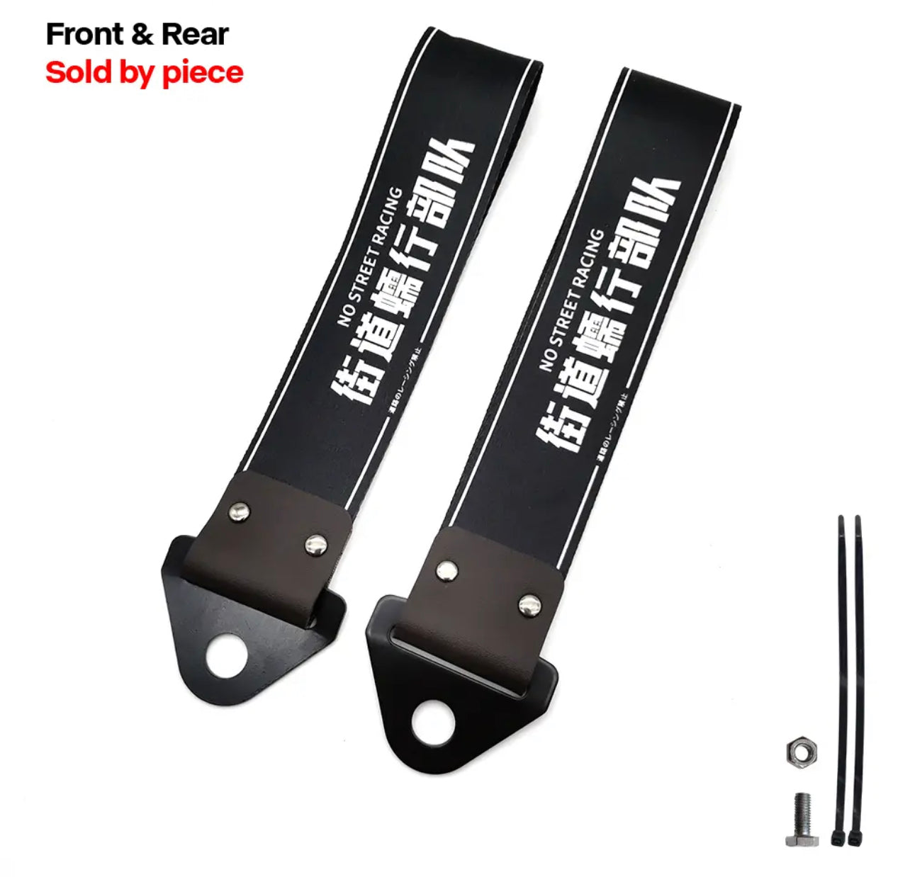 JDM Tow Straps with Universal Bolt