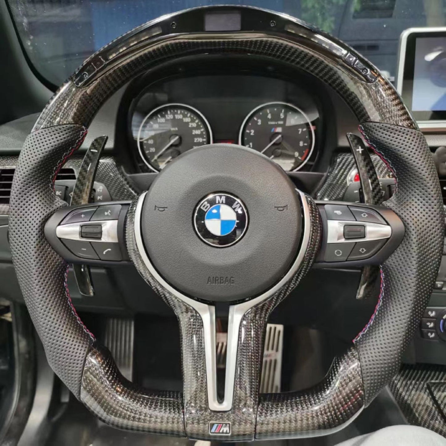 BMW f80 LED Carbon Steering Wheel