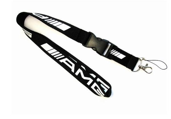 Mercedes AMG Style Lanyard (White & Black)