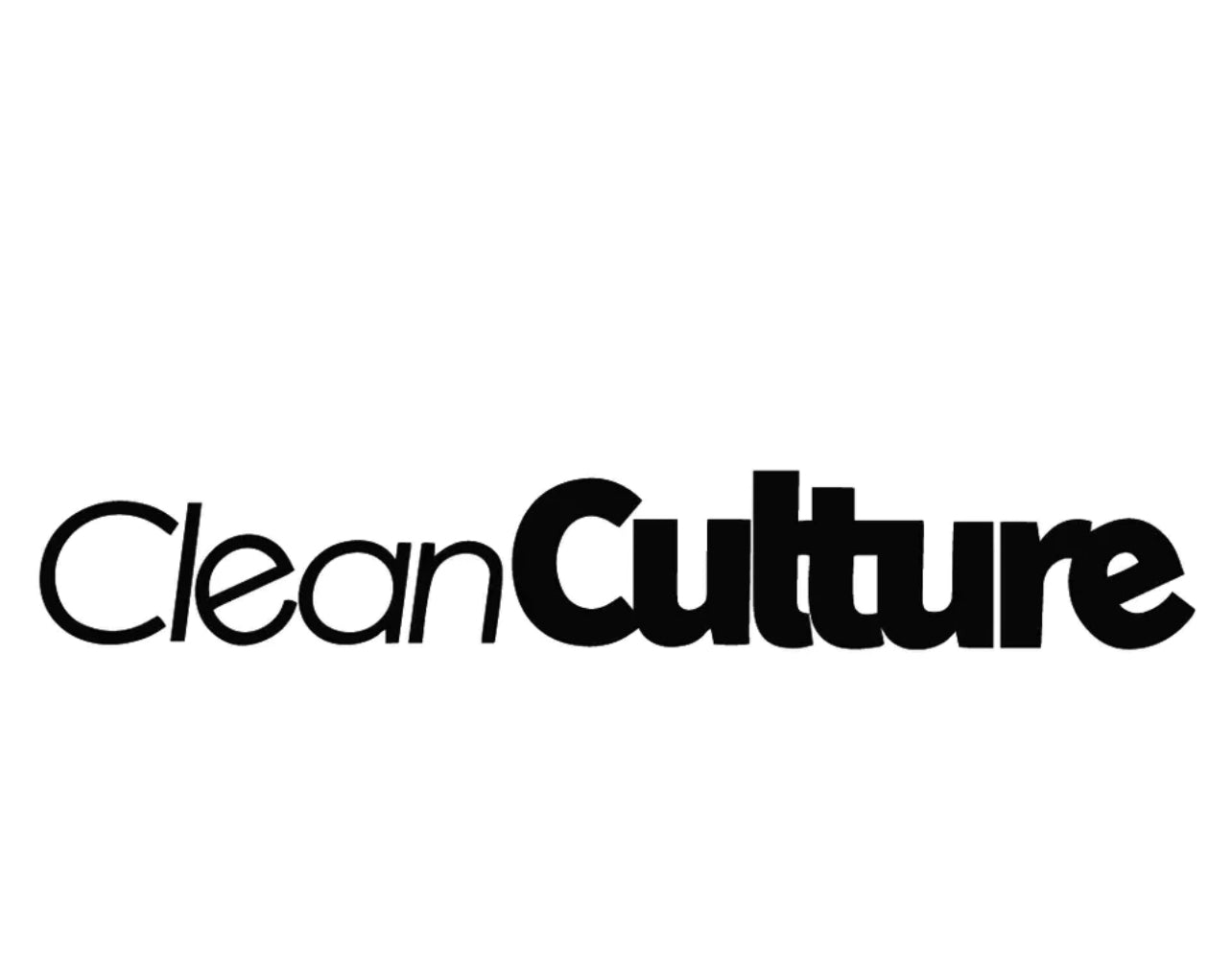 Clean Culture Vinyl Car Sticker (All Colours & Sizes)