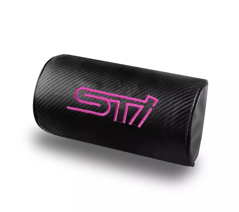 STI Subaru Car Headrest Pillows x2