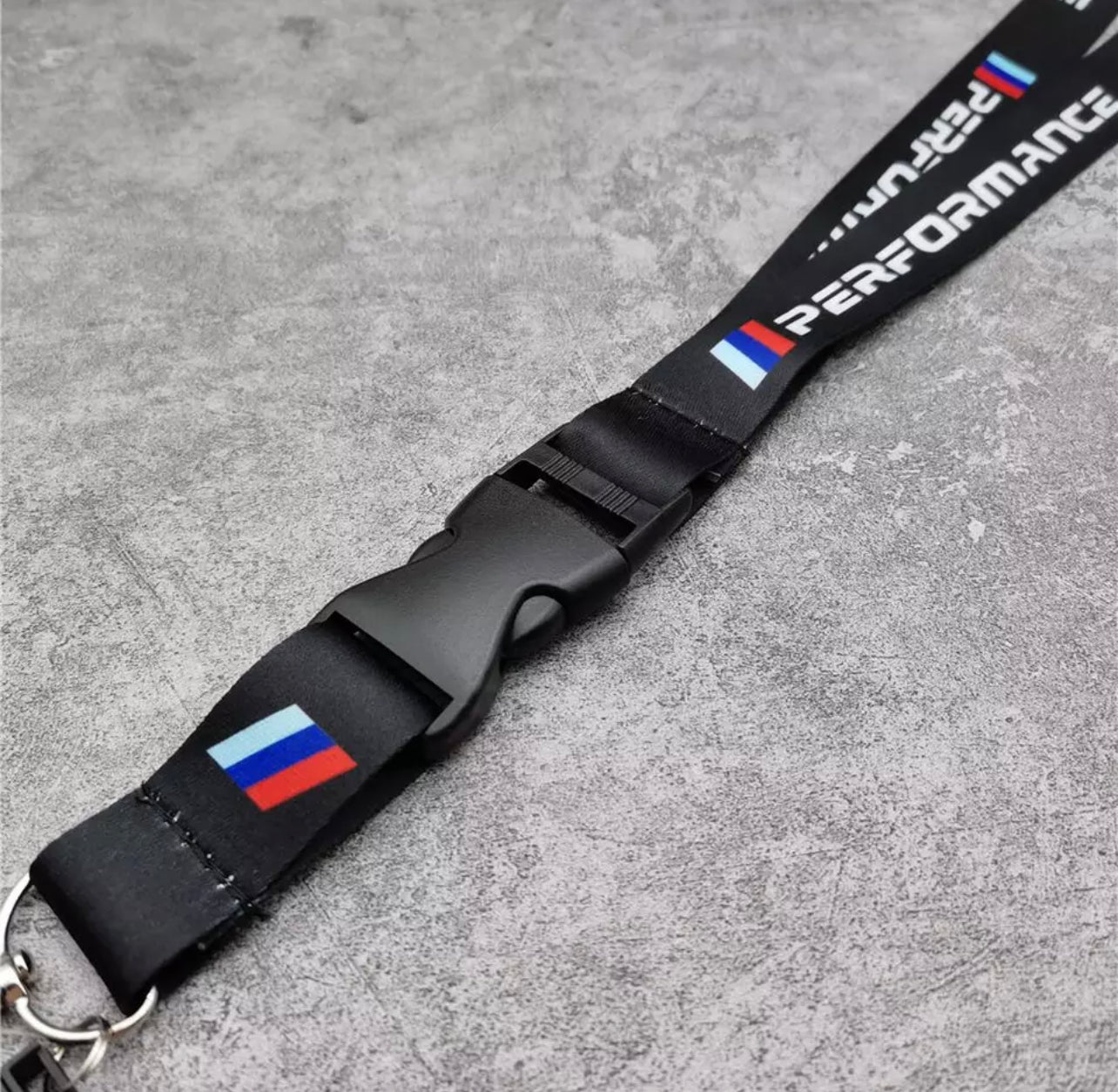 M Performance Style Lanyard (Black & White)