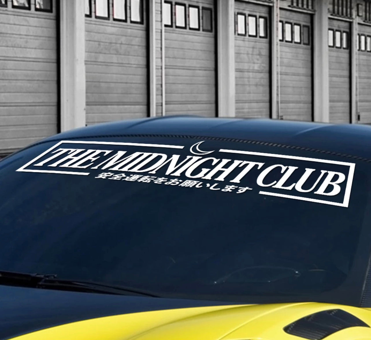 The Midnight Club JDM Vinyl Car Sticker (All Colours & Sizes)
