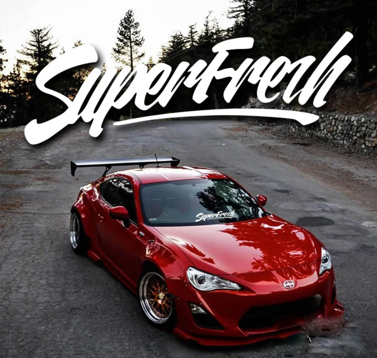 Super Fresh Vinyl Car Sticker (All Colours & Sizes)
