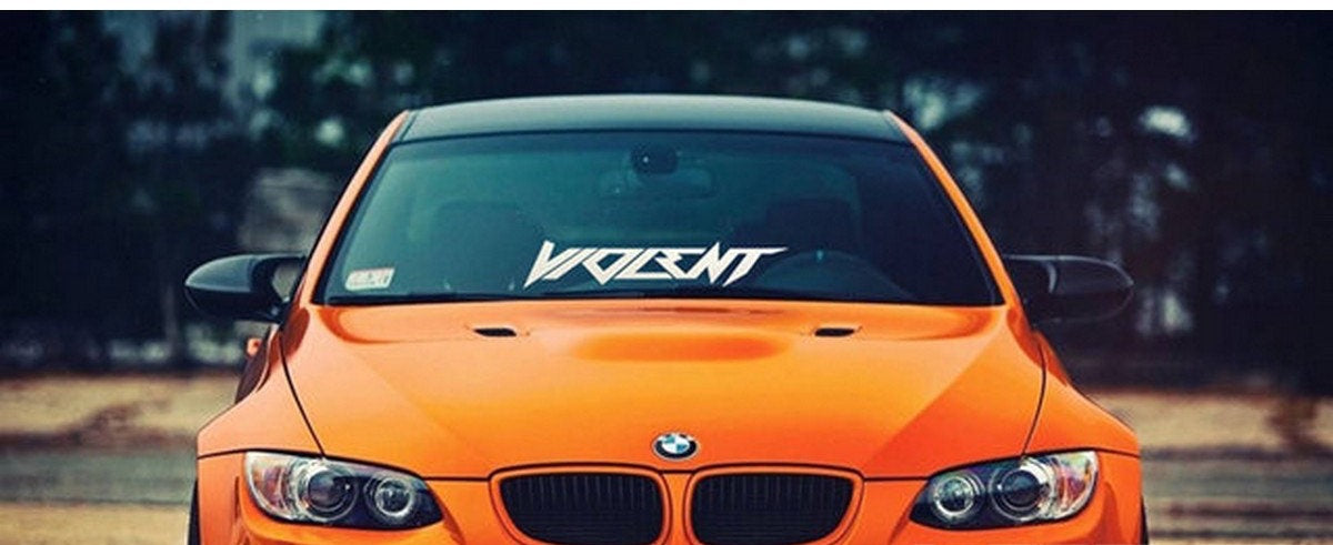 Violent Vinyl Car Sticker (All Colours & Sizes)