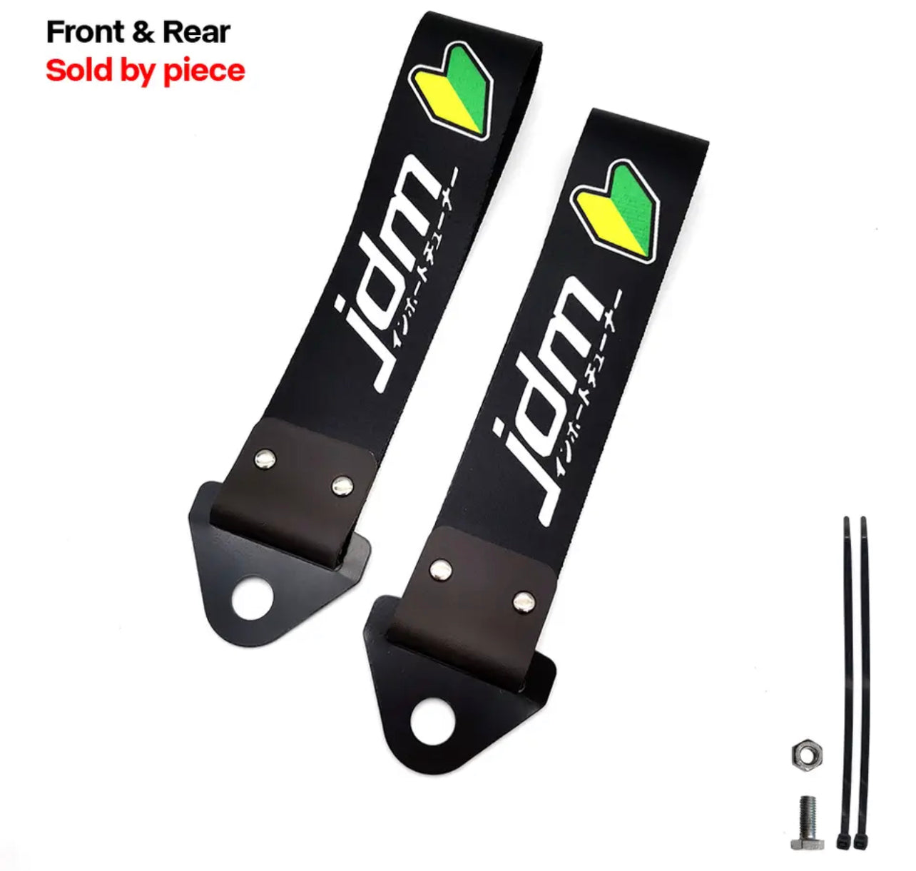 JDM Tow Straps with Universal Bolt