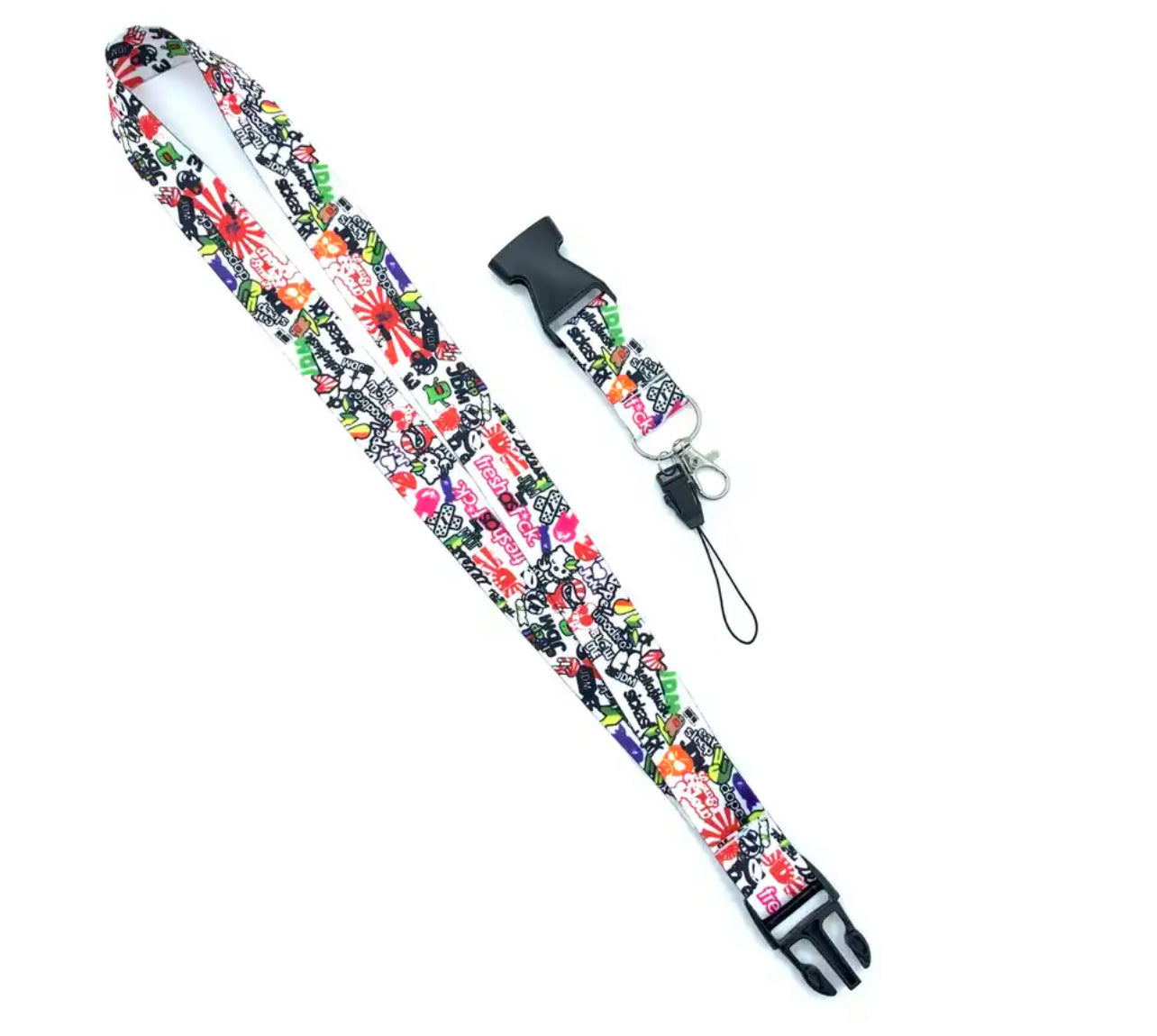 JDM Graphic Bomb Lanyard