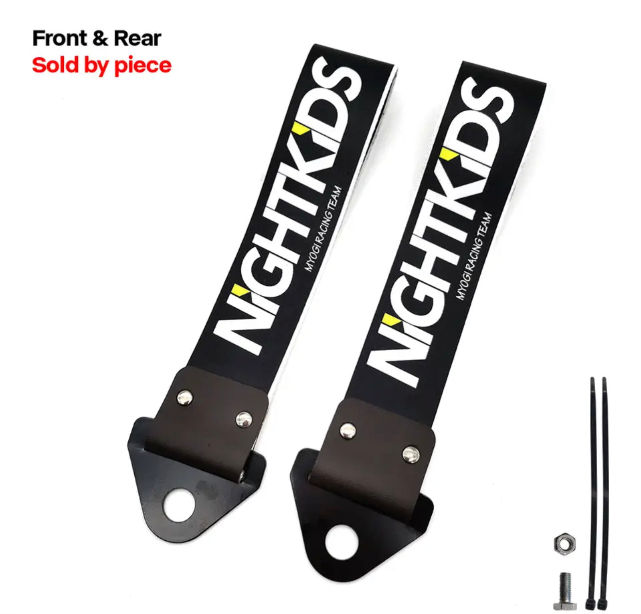 JDM Tow Straps with Universal Bolt