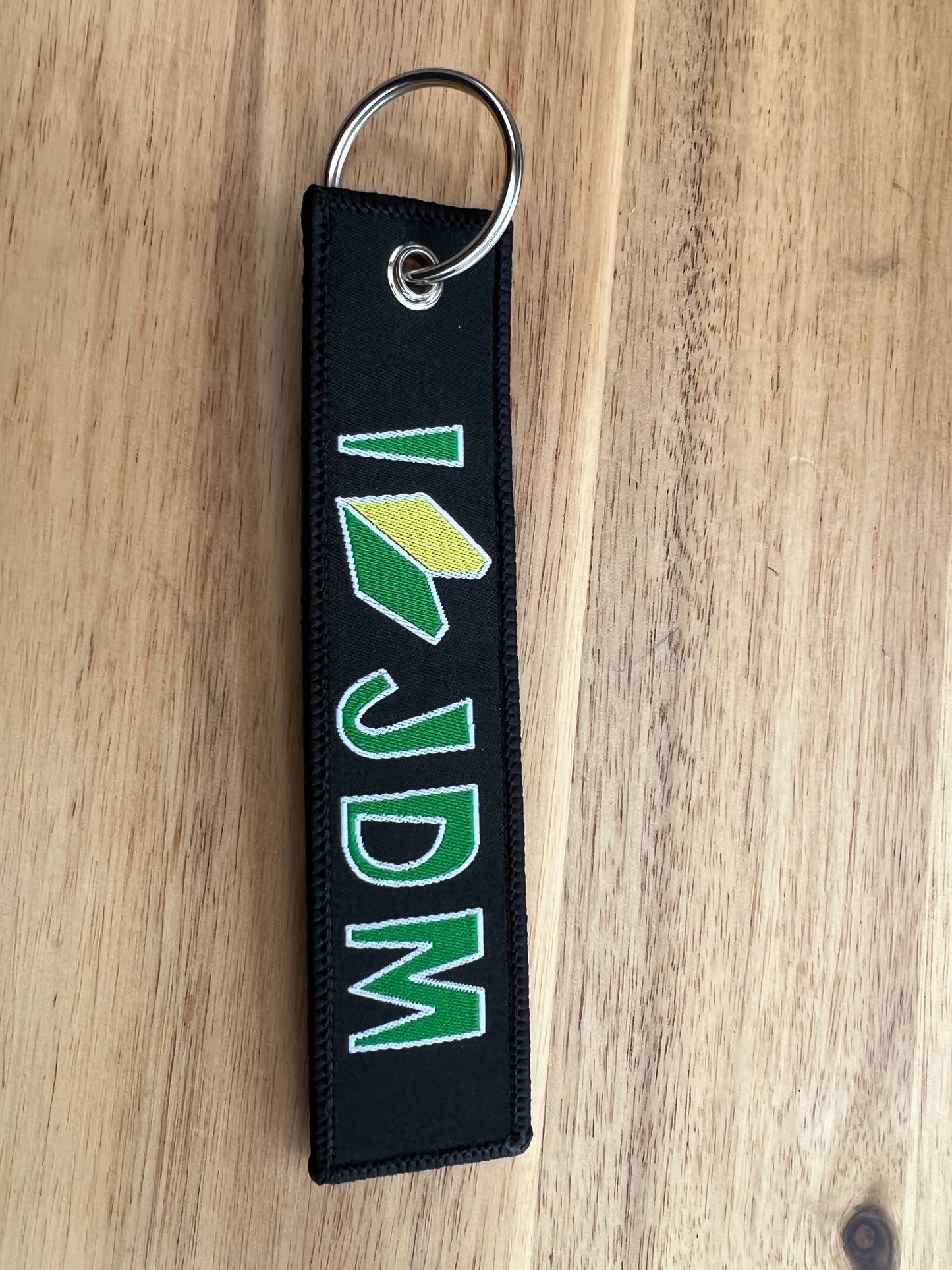 I Love JDM Car Keyring Jet tag