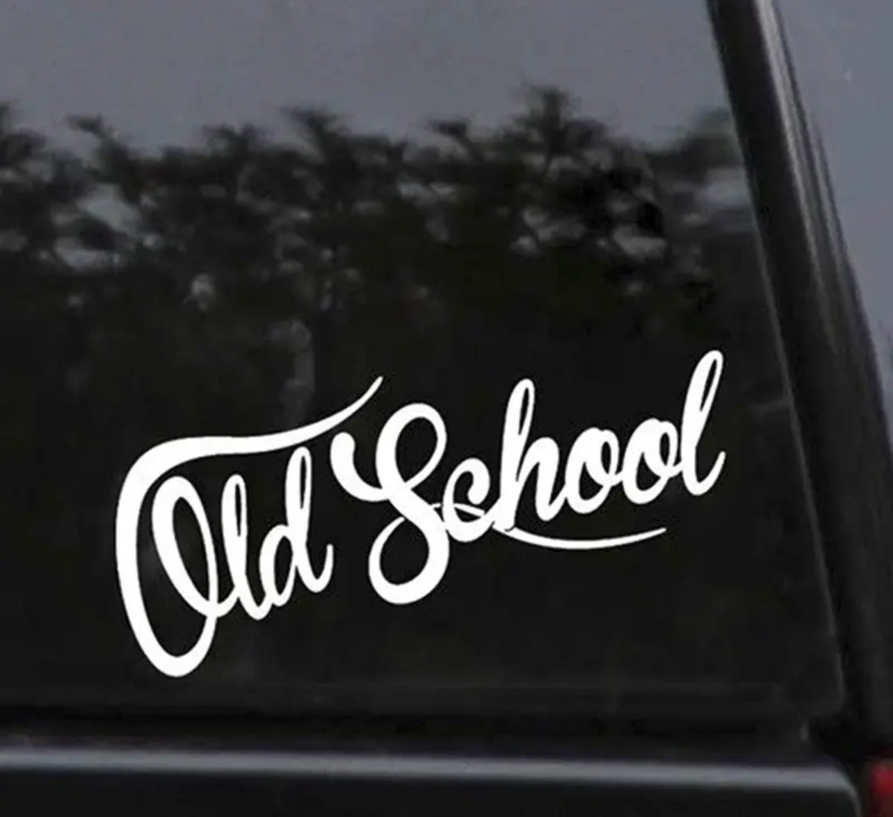 Old School Vinyl Sticker (All Colours & Sizes)