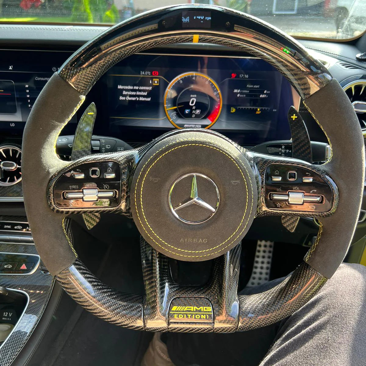 Mercedes Facelift LED Steering Wheel C63 E63 A45 A45s A35