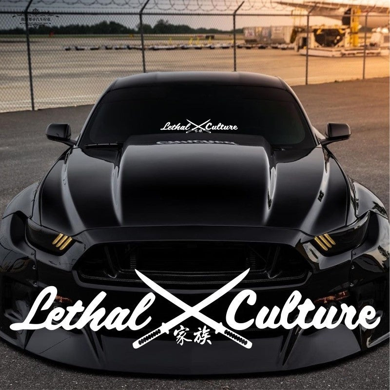 Leathel Culture Vinyl Car Sticker (All Colours & Sizes)