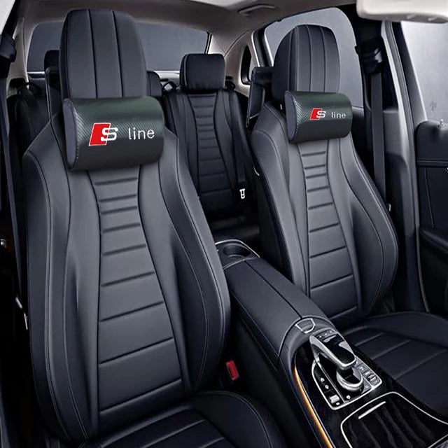 Audi S-line Car Headrest Pillows x2