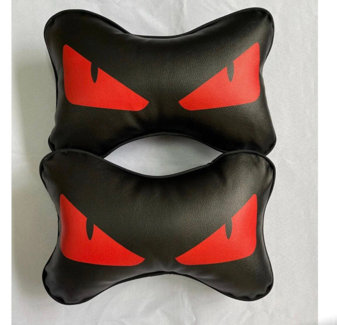 Fendi Style Headrest Car Pillows x2