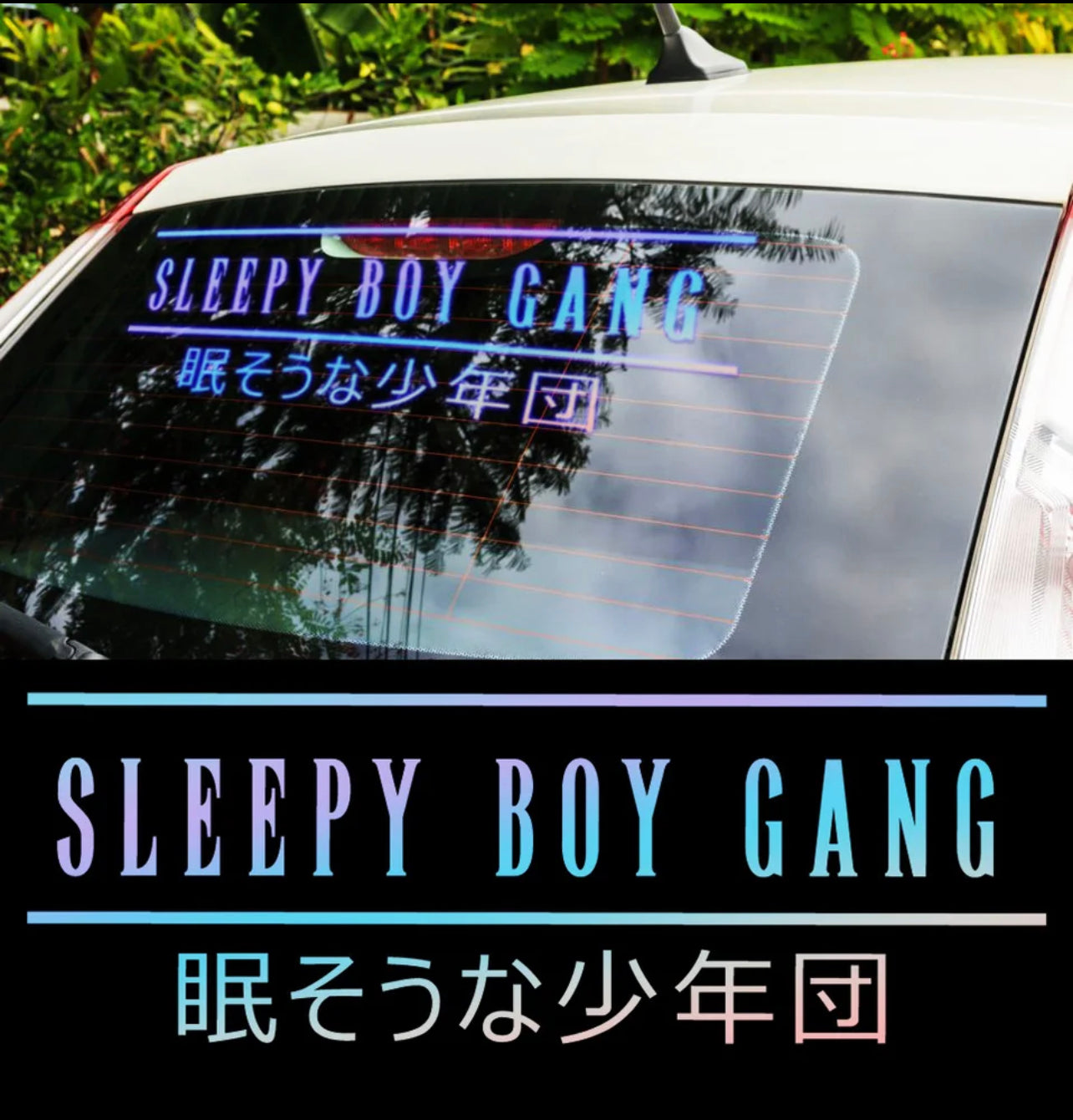 Sleepy Boy Gang JDM Vinyl Car Sticker (All Colours & Sizes)