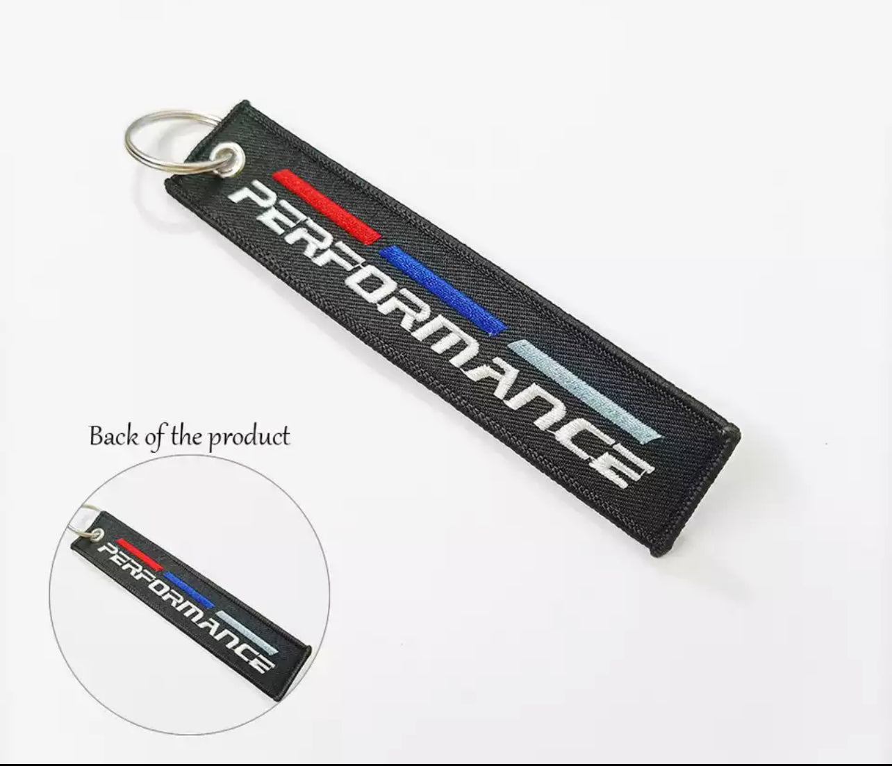 BMW M Performance Car Keyring Jet Tag