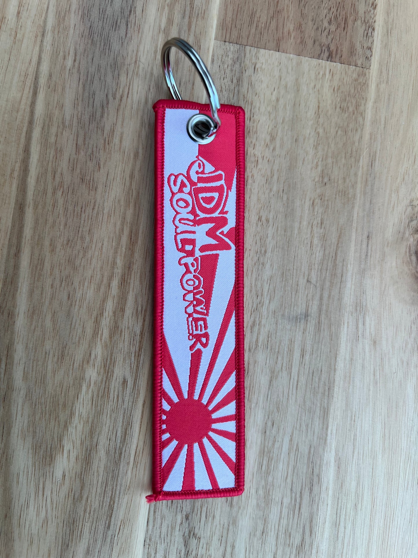 JDM Soul Power Car Keyring Jet tag