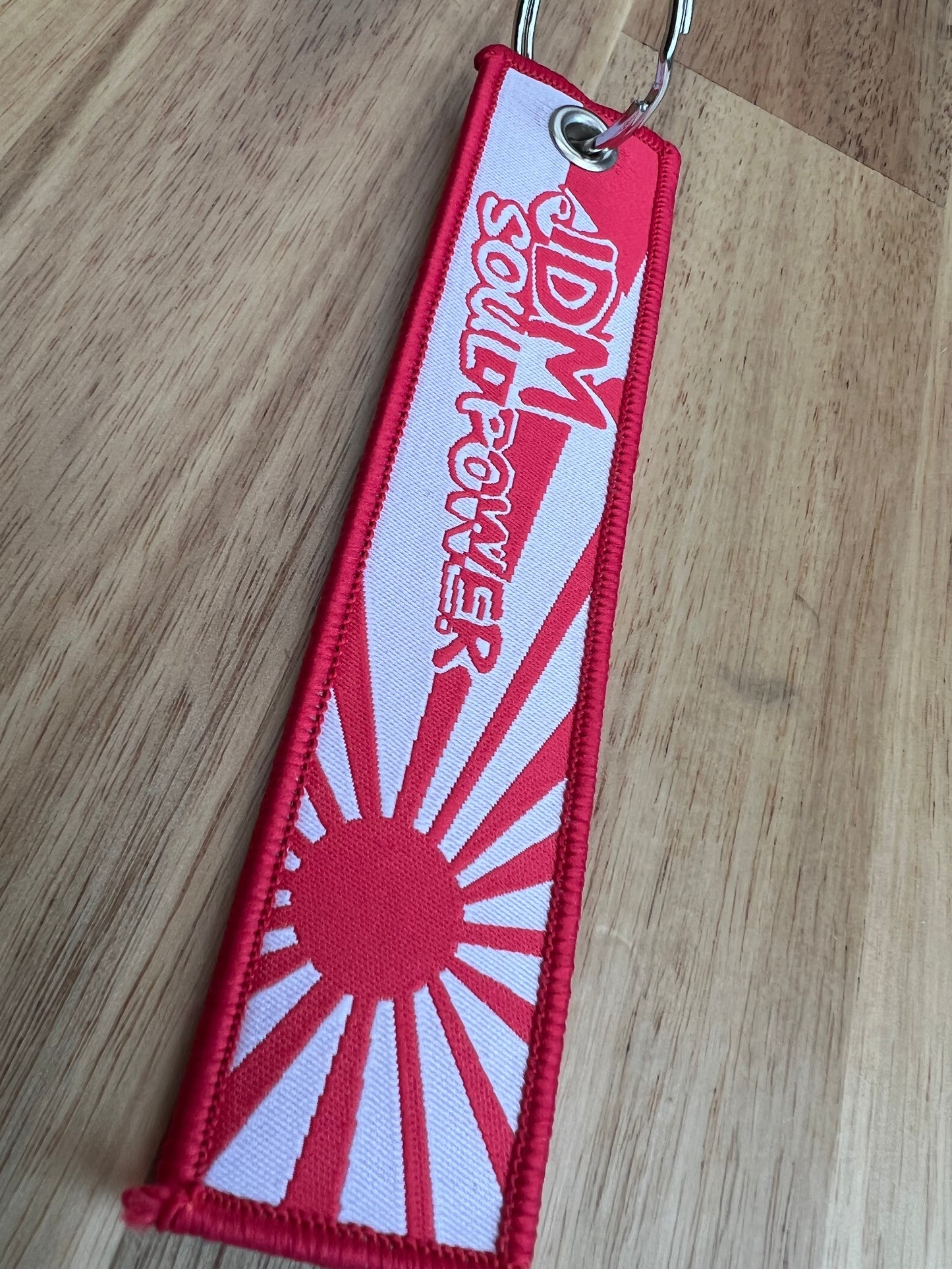 JDM Soul Power Car Keyring Jet tag