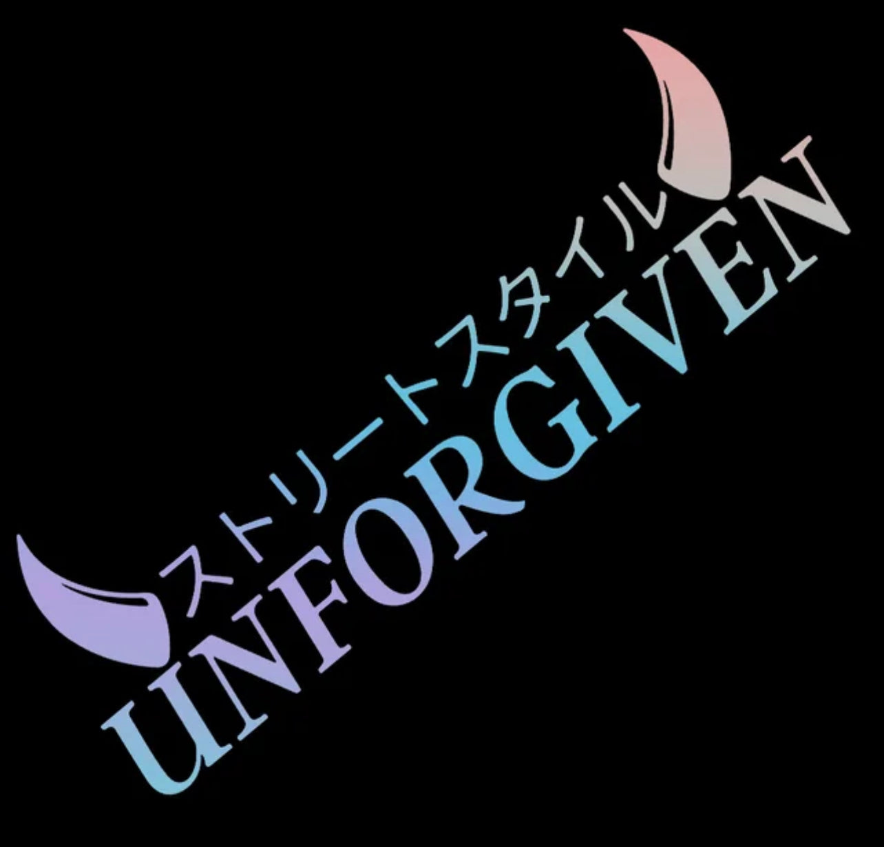 Unforgiven JDM Vinyl Car Sticker (All Colours & Sizes)