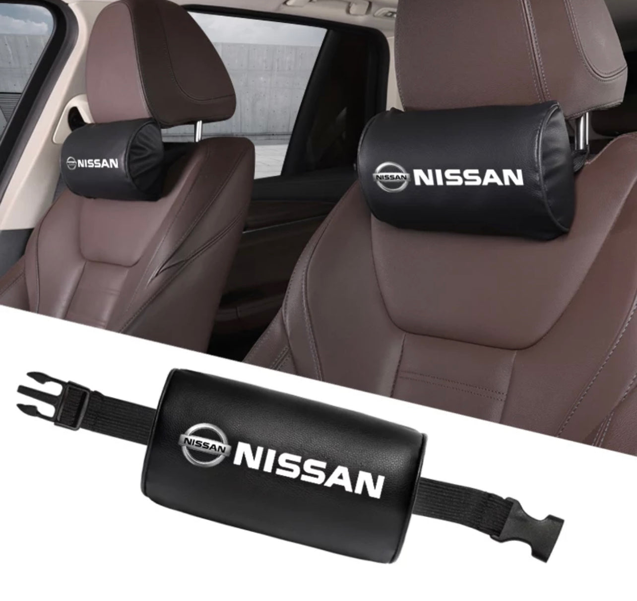 Nissan Car Headrest Pillows x2