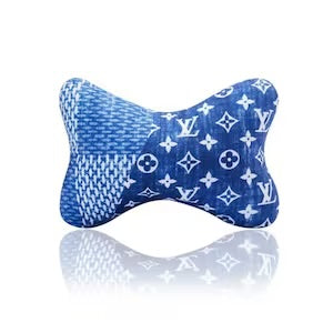 LV Style Headrest Car Pillows x2