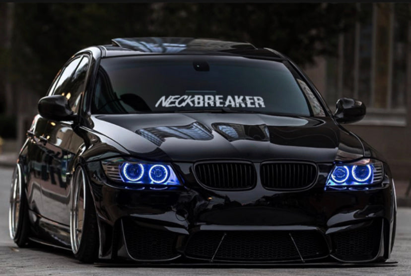 Neck Breaker Vinyl Car Sticker (All Colours & Sizes)