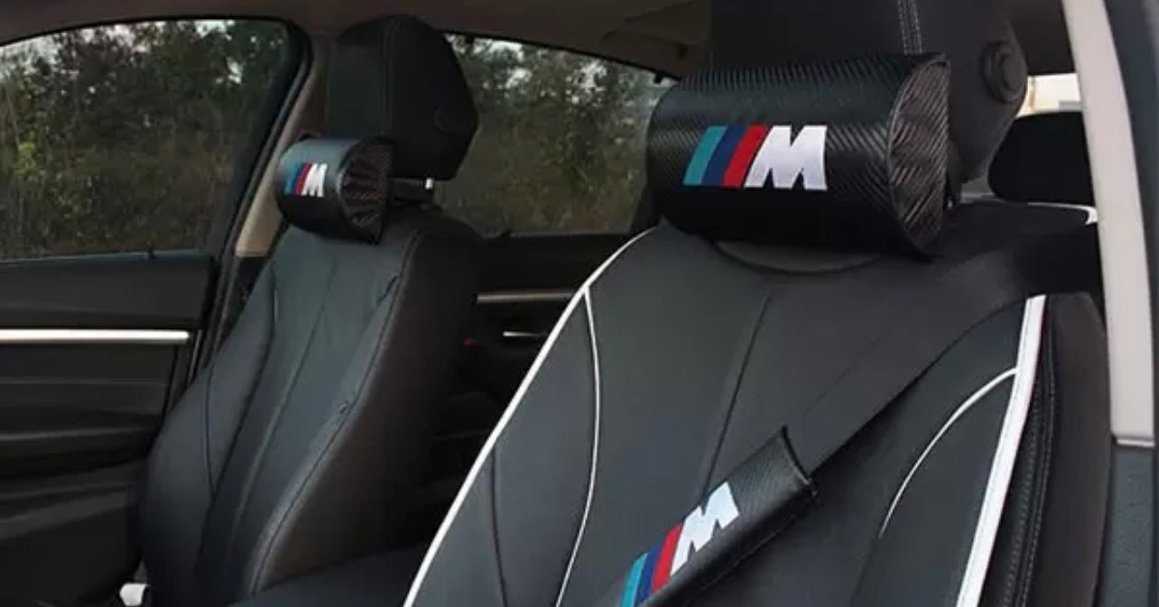 BMW M Car Headrest Pillows x2