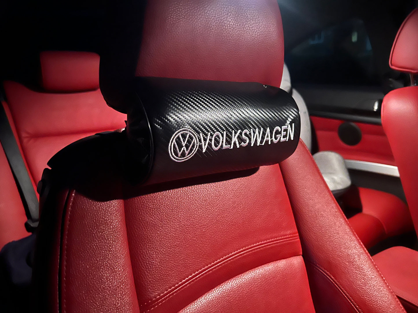 VW Car Headrest Pillows x2