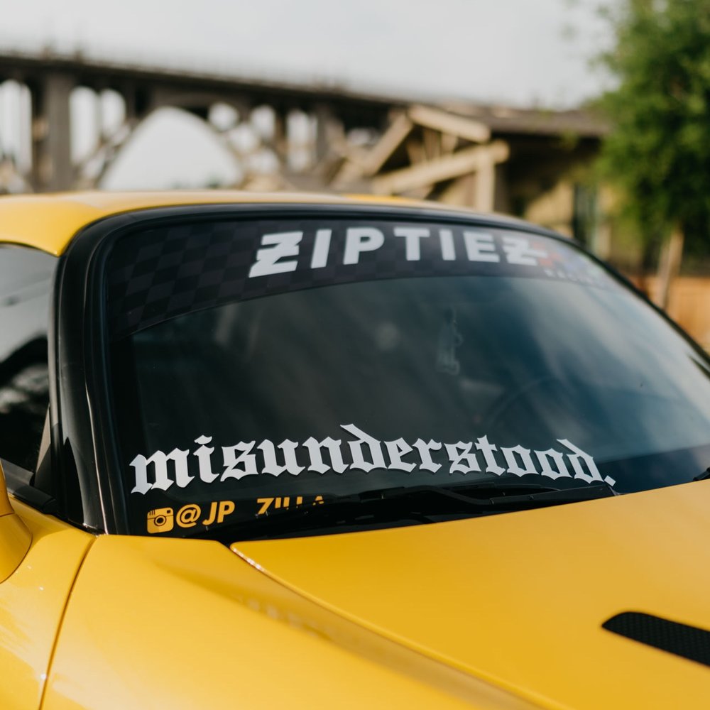 Misunderstood Vinyl Car Sticker (All Colours & Sizes)