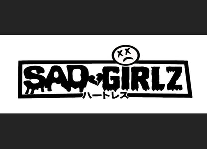 Sad Girlz Vinyl Car Sticker (All Colours & Sizes)