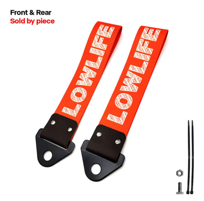 JDM Tow Straps with Universal Bolt