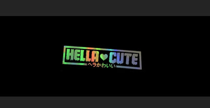 Hella Cute Vinyl Car Sticker (All Colours & Sizes)