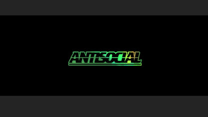 Antisocial Vinyl Car Sticker (All Colours & Sizes)