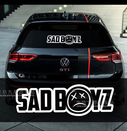 Sad Boyz Vinyl Car Sticker (All Colours & Sizes)