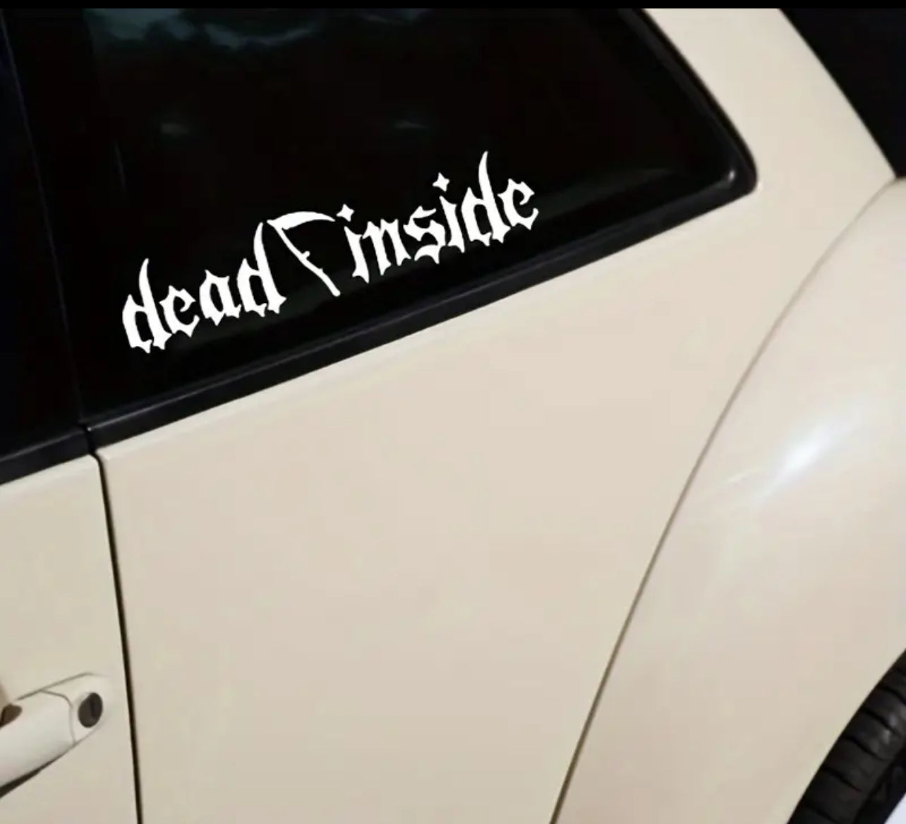 Dead Inside Vinyl Sticker (All Colours & Sizes)