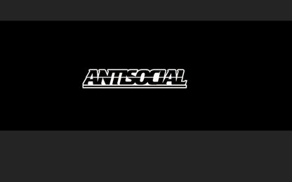 Antisocial Vinyl Car Sticker (All Colours & Sizes)