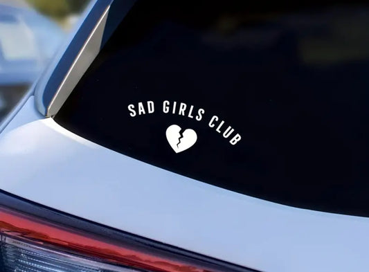 Sad Girls Club Vinyl Sticker (All Colours & Sizes)