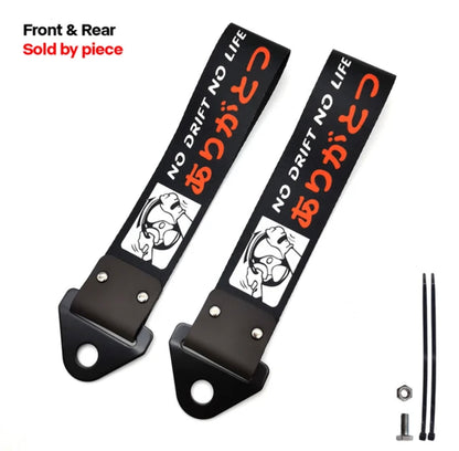 JDM Tow Straps with Universal Bolt