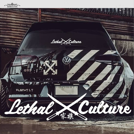 Leathel Culture Vinyl Car Sticker (All Colours & Sizes)