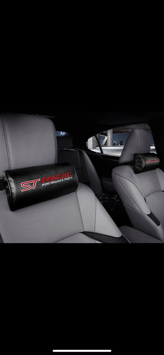 ST Ford Racing Car Headrest Pillows x2