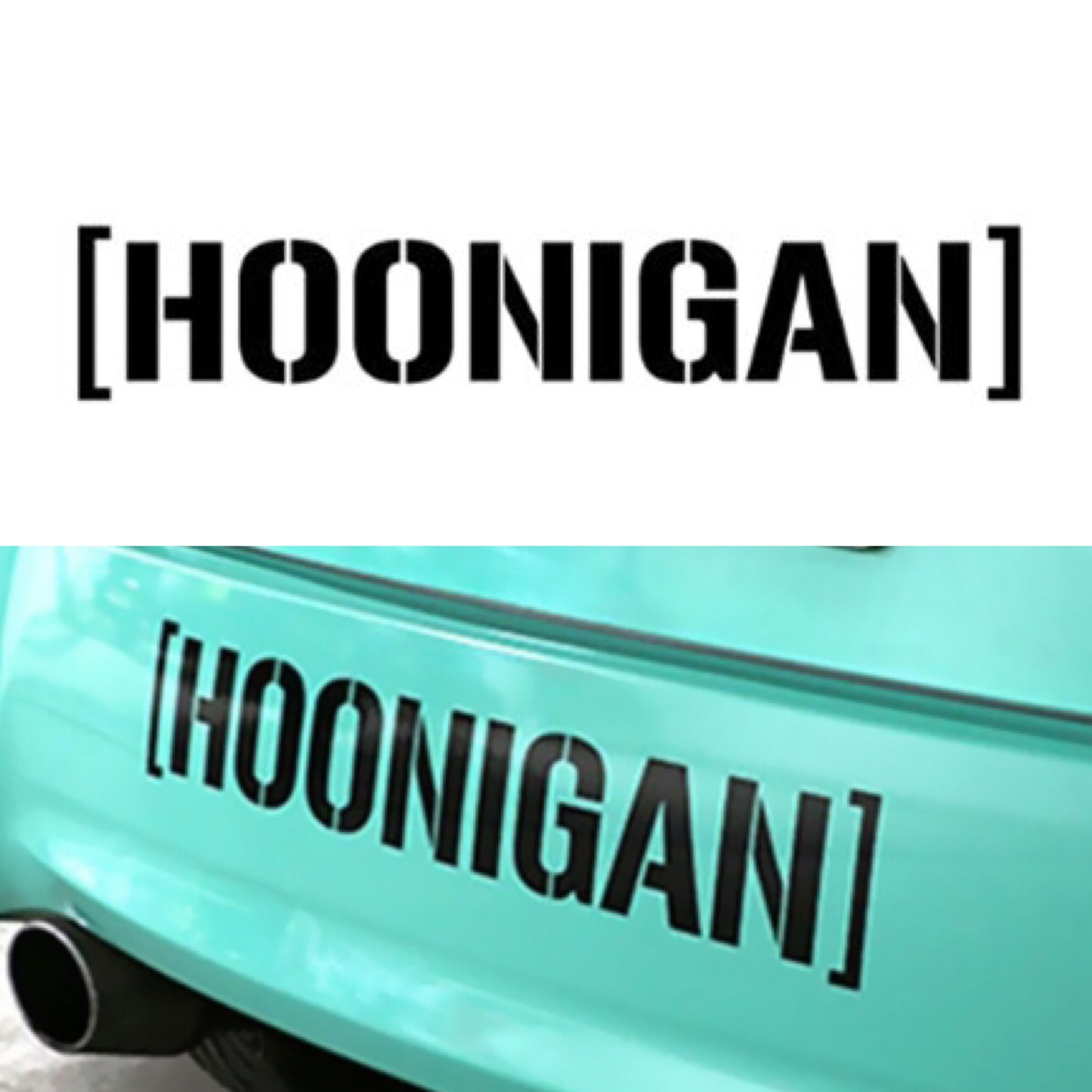 HOONIGAN Vinyl Car Sticker (All Colours & Sizes)